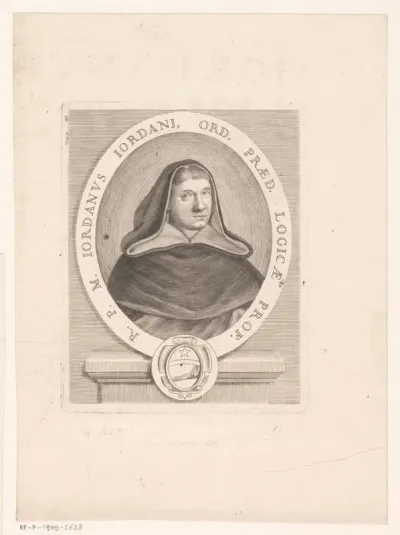 Portret van Iordanus Iordani