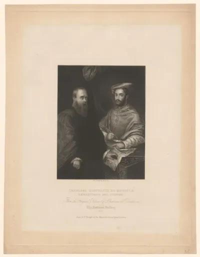 Portret van Ippolito de' Medici en Mario Bracci
