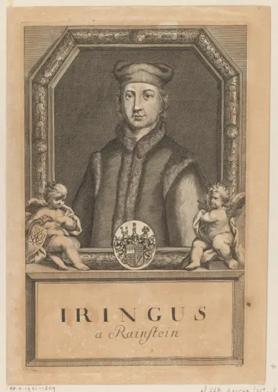 Portret van Iring von Reinstein-Homburg, bisschop van Würzburg