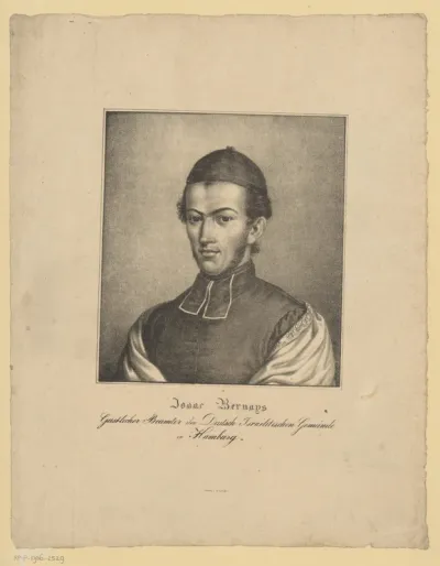 Portret van Isaac Bernays