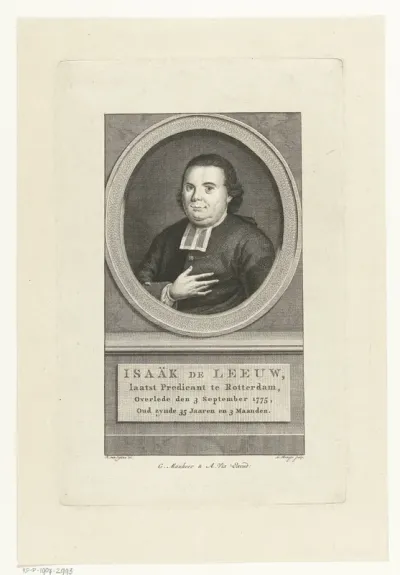 Portret van Isaäc de Leeuw