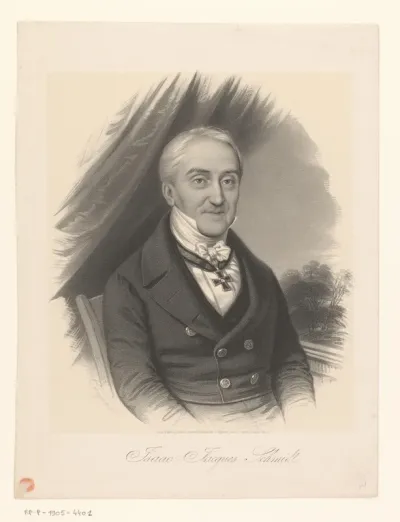 Portret van Isaac Jacob Schmidt
