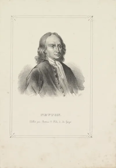 Portret van Isaac Newton