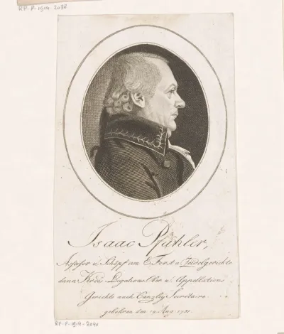 Portret van Isaac Pfhaler