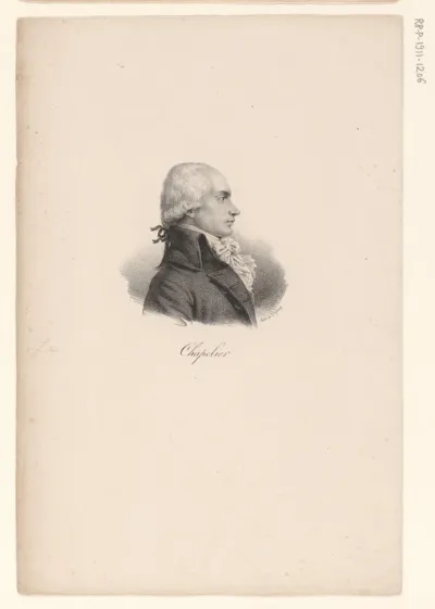 Portret van Isaac René Guy le Chapelier
