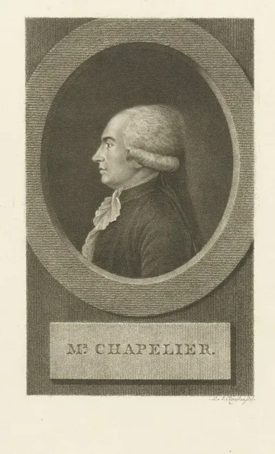 Portret van Isaac René Guy le Chapelier