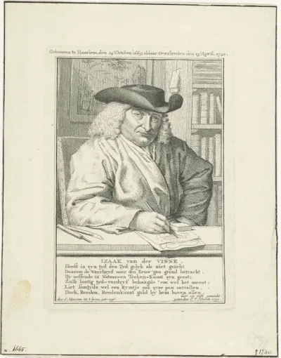 Portret van Isaac Vincentsz. van der Vinne