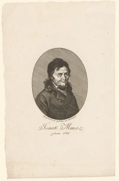 Portret van Isaak Maus
