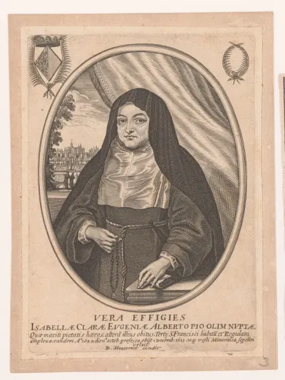 Portret van Isabella Clara Eugenia