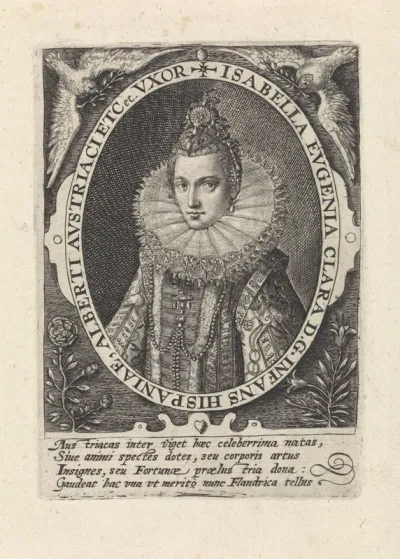 Portret van Isabella Clara Eugenia