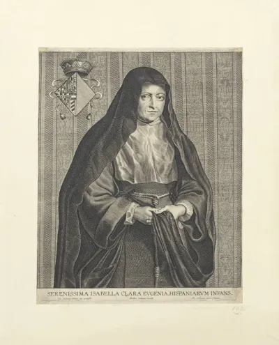 Portret van Isabella Clara Eugenia, Infanta van Spanje