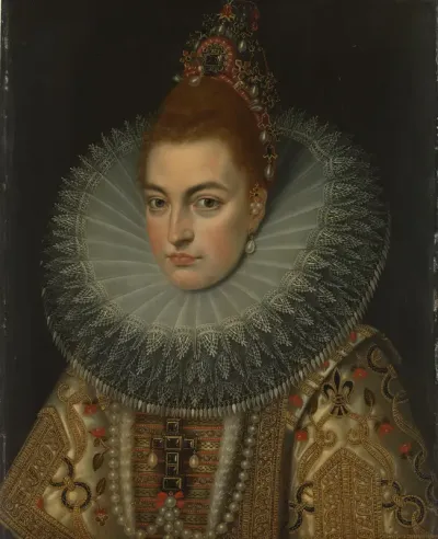 Portret van Isabella Clara Eugenia, infante van Spanje (1566-1633)