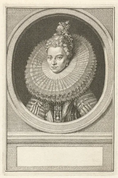 Portret van Isabella Clara Eugenia, infante van Spanje