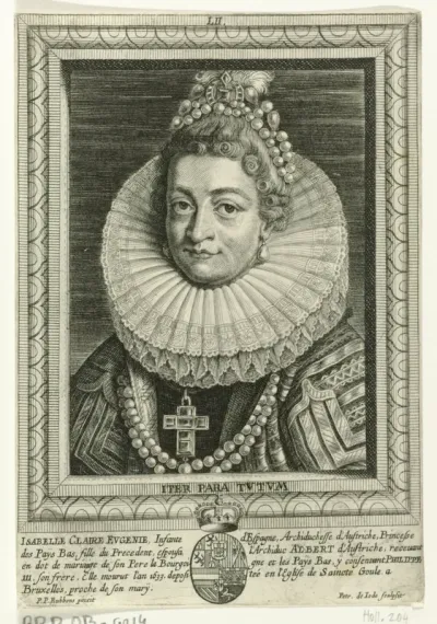 Portret van Isabella Clara Eugenia, infante van Spanje