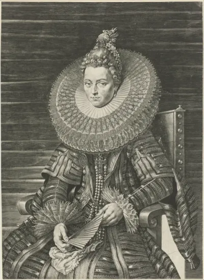 Portret van Isabella Clara Eugenia, infante van Spanje