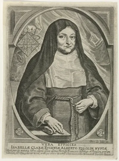 Portret van Isabella Clara Eugenia, ten halven lijve