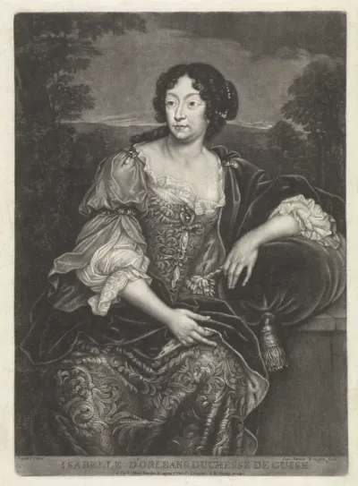 Portret van Isabella d'Orleans, hertogin van Guise