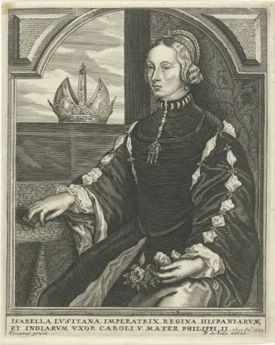 Portret van Isabella Lusitana, koningin van Spanje