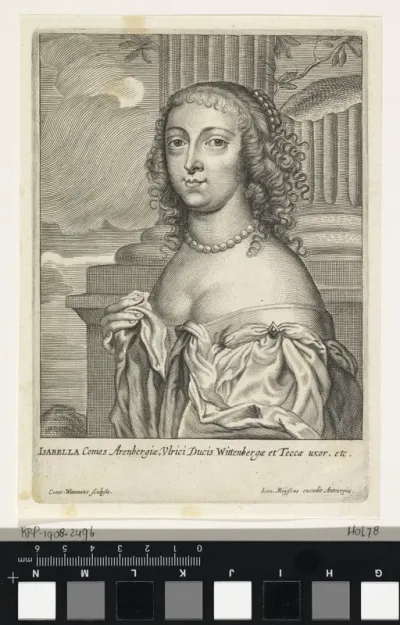 Portret van Isabella van Arenberg