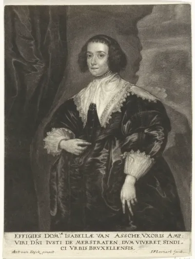 Portret van Isabella van Asche