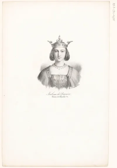 Portret van Isabella van Beieren