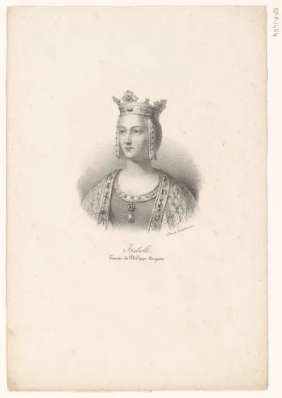 Portret van Isabella van Henegouwen
