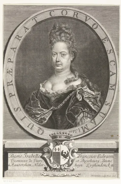 Portret van Isabelle Francoise Walraven