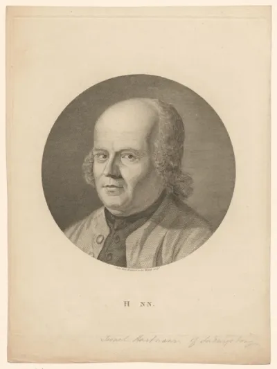 Portret van Israel Hartmann