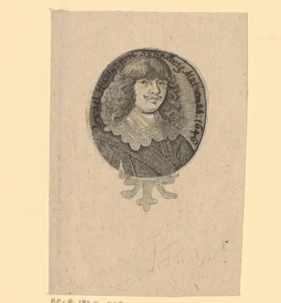 Portret van Israel Hiebner