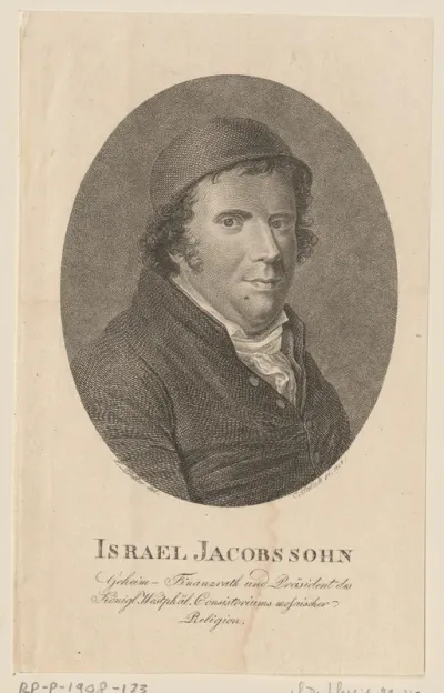 Portret van Israel Jacobssohn