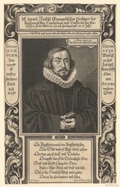 Portret van Israel Nieschl