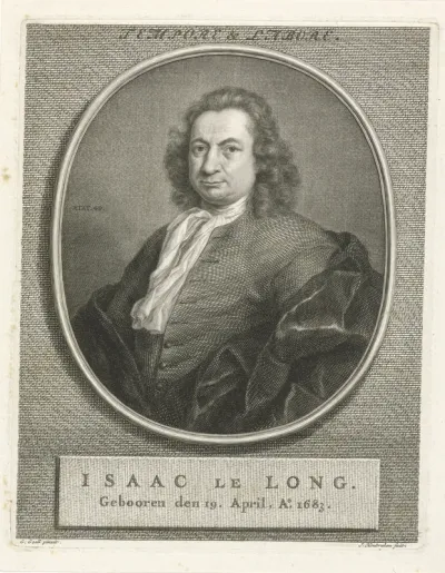 Portret van Izaak le Long