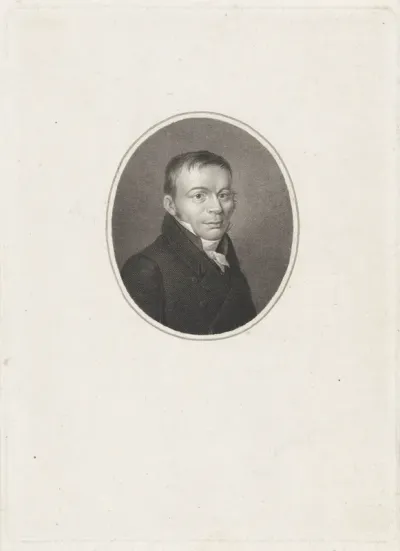 Portret van Izaak Riewert Schmidt