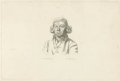Portret van Izaak Schmidt