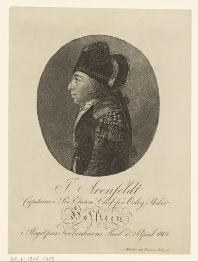Portret van J. Arenfeldt