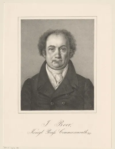 Portret van J. Beer