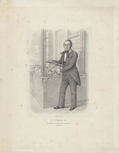 Portret van J.C. Emeis