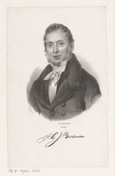 Portret van J.C.J. Beekman