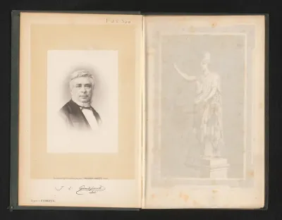 Portret van J.E. Goudsmit, hoogleraar rechtsgeleerdheid en rector magnificus van de Universiteit Leiden 1870-1871
