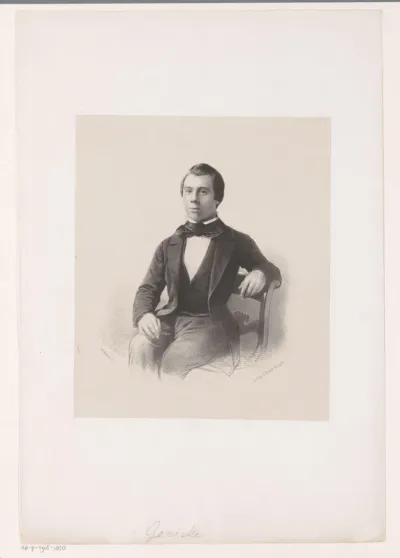 Portret van J.F.C. Gericke