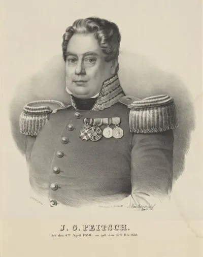Portret van J.G. Peitsch