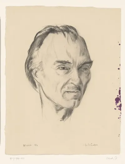 Portret van J.H. Adam