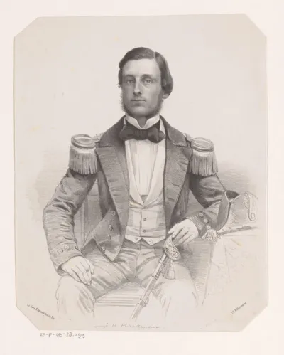 Portret van J.H. Haakman