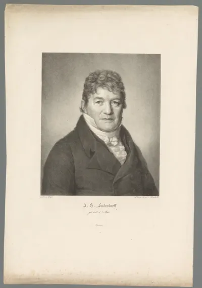Portret van J.H. Ludendorff