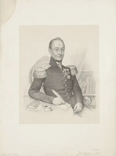 Portret van J. H. Nägeli