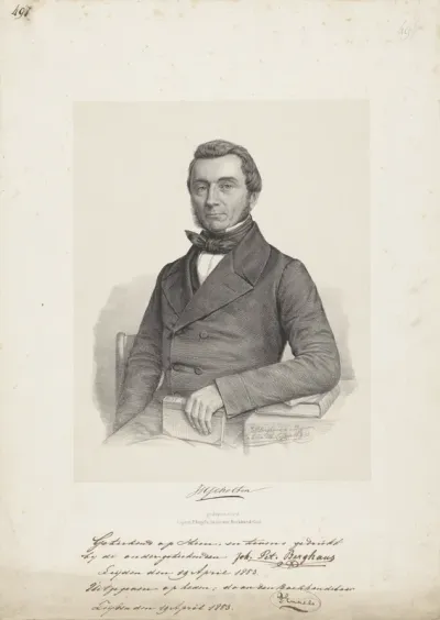 Portret van J.H. Scholten
