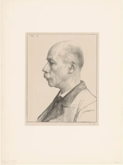 Portret van J.H. Schorer