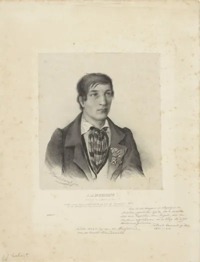 Portret van J.J. Robert