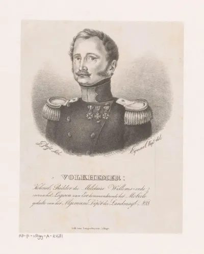 Portret van J.J. Volkhemer