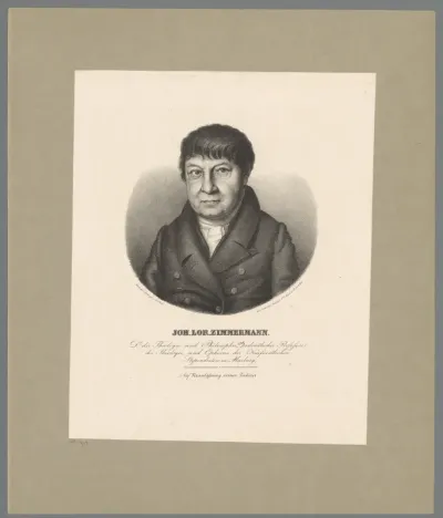 Portret van J.L. Zimmermann